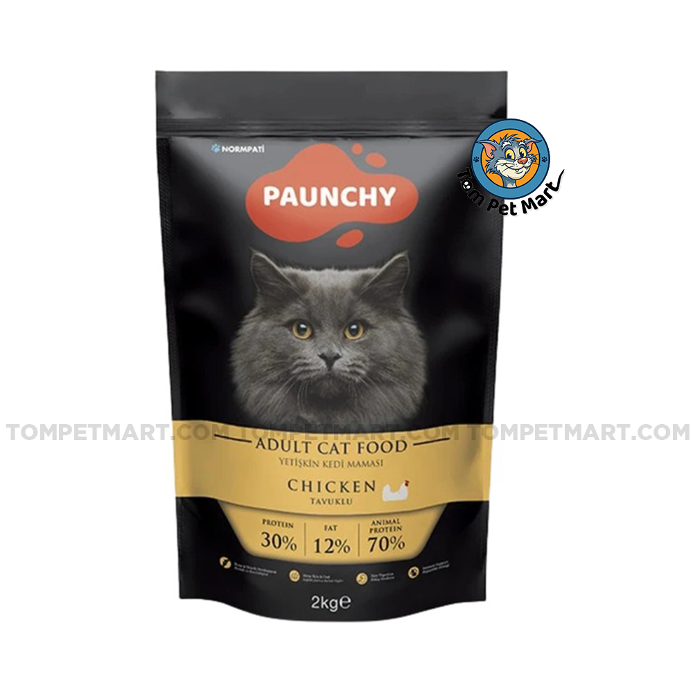 Paunchy Adult Cat Food Chicken 2kg