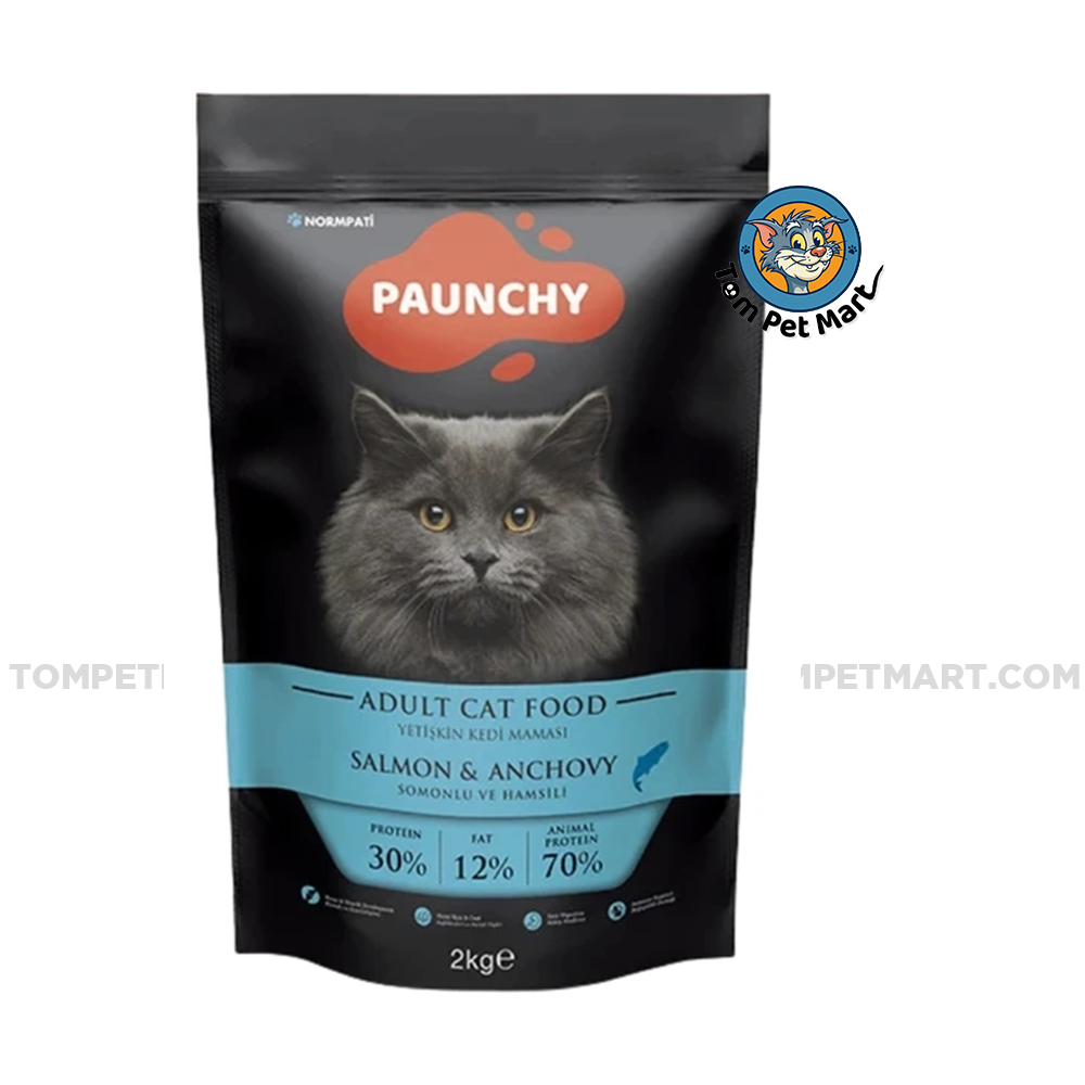Paunchy Adult Cat Food Salmon & Anchovy 2kg